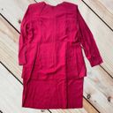 Vintage Studio I Dress Red Skirt Suit Size 16P Photo 1