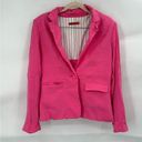 Alice + Olivia  Barbiecore Pink Formal Women Medium Preppy Business Blazer Jacket Photo 0