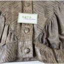 Vera Pelle  Italian Leather Dolman Jacket Brown Textured Casual Jacket Medium Photo 6