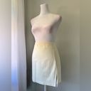 Sage NWT  the Label Standing Here Ivory Side Slit Mini Skirt Photo 2