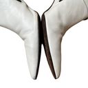 Donald Pliner  Leather Mid Calf Pointed Toe Boots, Ivory Photo 8