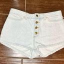 American Apparel  Front Button Denim Shorts Size 28 Photo 1