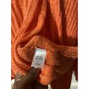 J.Jill  Cardigan Sweater Womens Large Orange Linen Blend Lagenlook Slouchy Photo 6