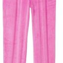 Victoria's Secret Hot Pink Velvet Sweat Pants Photo 0