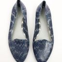 Melissa  x Jason Wu Snakeskin Jelly Flats: Blue Photo 1