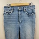 RE/DONE Redone High Rise Crop Straight Jeans Size 28 Light Wash Blue Denim Ankle Photo 3