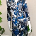 Apt. 9  70’s Paisley Button Down Satin Dress Photo 4