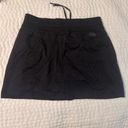 The North Face  Skort Womens Medium Black Elastic Drawstring Pockets Photo 2