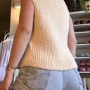 vintage knit vest Tan Size M Photo 2