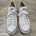 Converse All Star Low Tops Lace Up White Shoes Women’s 13 Photo 0