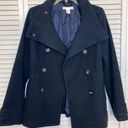 H&M Navy Peacoat Photo 0