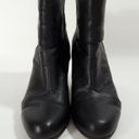 Rag and Bone  Newbury Black Leather Block Heel Boots Photo 1