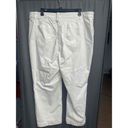 Talbots  White Front Closure high waist Straight Leg Wide Leg Jean Size 24W b57 Photo 4