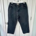 L.L.Bean  jeans relaxed fit 100% cotton straight leg size 18 petite black Photo 0