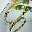 New! Bangle Bracelet Gold Photo 0