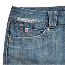 Candie's  Distressed Light Wash Y2K Denim Jean Mini Skirt Size 13 Junior Photo 9