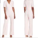 Harper  Rose Scallop V-neck Jumpsuit Pink Size 6 Photo 1