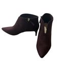 Tahari NEW  Sherron Ankle BootChocolate  Brown Cut Out Photo 1