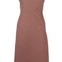 Lululemon  All Aligned Midi Dress Spiced Chai Slim Fit Bodycon Soft Athletic Nulu Photo 3