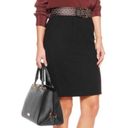 Kate Spade  Ulisse Wool Crepe Black Straight Pencil Skirt Size 0 Photo 10