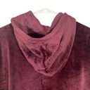 32 Degrees Heat 32 Degree Heat Mauve Wine Hooded Heavy Lounge Cozy Sleepwear Robe Women Sz S/M Photo 6