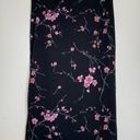 American Vintage Y2K Sulina Midi Skirt Pink ditsy floral side slit stretchy office siren Size S M Photo 0