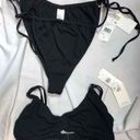 Good American NWT  Black Bikini Top Bottom Textured Beach Swim Size 5/6 Photo 10