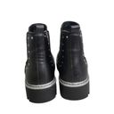 Wonder Nation  Shoes Women Size 5 Black Leather Studded Ankle Booties Photo 3