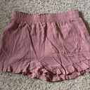 Pink Lily linen shorts Photo 0