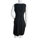 MM.LaFleur  Dress Womens 10 Lydia Charcoal Gray Ponte Knit Twist Strap Career Photo 3