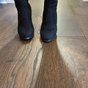 Boutique High Suede Black Over The Knee Boot Size 8 Photo 4