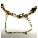 Onyx 12k gold filled  black  link bracelet Photo 5