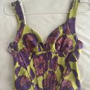 ZARA Corset NWT Women Small Floral Photo 0