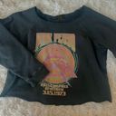 Free People pink floyd off the shoulder sweatshirt Photo 1