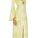 Alexis  Serena Dress in Lime Waves XSmall New Womens Long Maxi Gown Photo 3