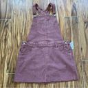 American Eagle NWT Mauve Pink Corduroy Mauve Skirt-All Overalls Dress Size XL Photo 4