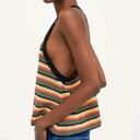 ZARA  Rainbow Crochet Knit Tank Sz S Photo 7