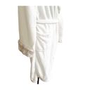 Carole Hochman  Women Robe M Ivory Faux Fur Plush Wrap with Pockets Long Sleeve Photo 11