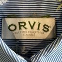 Orvis  Ladies Floral Striped Button Down Long Sleeved Blouse Top Size 18 Photo 1