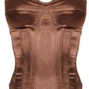 Pretty Little Thing Brown Corset Top Photo 0