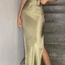 Princess Polly Alissa Green Satin Maxi Dress 12 Photo 0