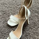 White Classy Heels Size 8.5 Photo 2