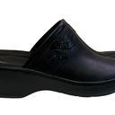 Clarks NWOB Clark Delana Hayden Black Leather Mule Clogs Size 6 Photo 3