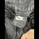 Nike NWT  AIR Satin Track Pants Jogger Sheen Women's XL STANDARD FIT BLACK Photo 4