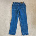  LawMan  vintage raw hem high rise jeans Photo 3