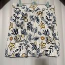 Krass&co D &  Beach blue/yellow floral skater skirt Photo 0