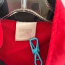 Danskin  Womens Windbreaker Lined Red Black Size XL  16 - 18 Photo 3