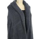 Barefoot Dreams  Cozy Chic Womens 2 Carbon Grey Long Robe Pockets *NO BELT Photo 14