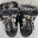 Tommy Hilfiger Woman’s Black Fur Lined Duck Snow Boots Photo 4