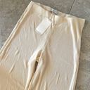 Bershka NWT  Pleated Wide Leg Palazzo Pants Size L, Cream New with Tag Photo 4